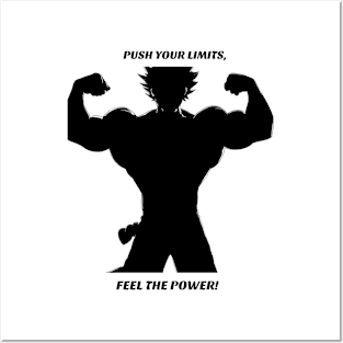 GYM WEAR FOR MEN: PUSH YOUR LIMITS, FEEL THE POWER! Posters and Art